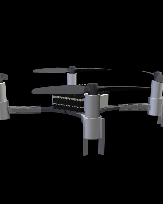 The physical Crazyflie 2.1 quadcopter — Bitcraze's open-source nano drone.